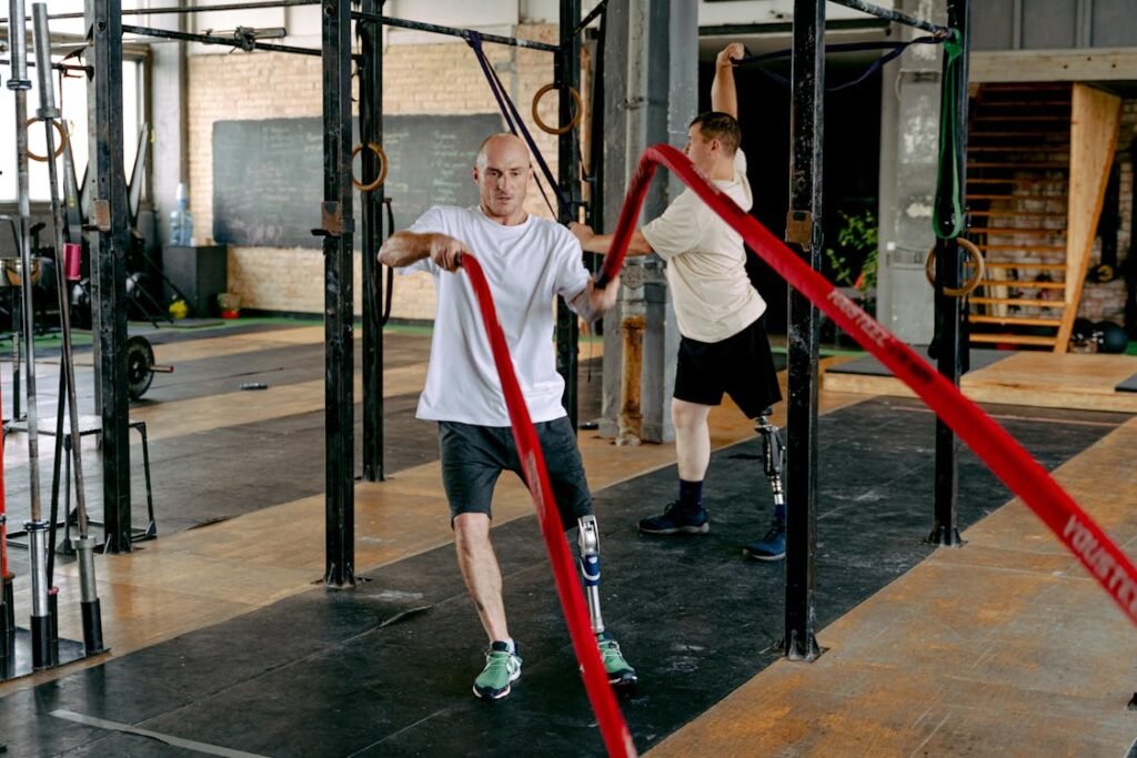 Lifting weights with a prosthetic limb requires technique adjustments and proper biomechanics to ensure efficiency, strength, and safety.