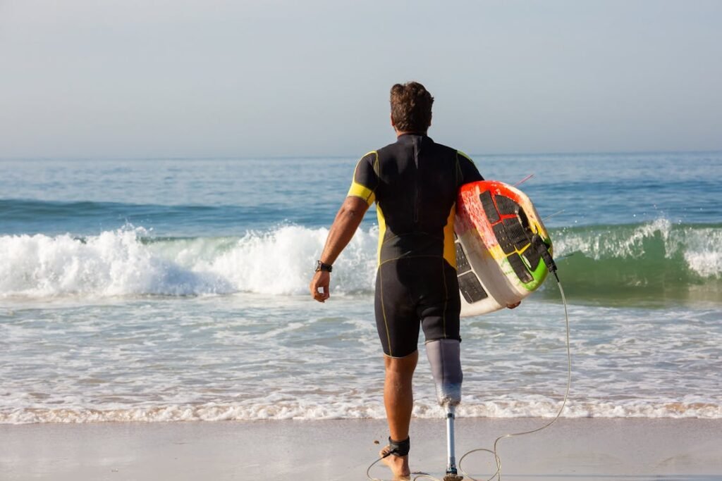 Every surfer has a unique style, and the same applies to those using prosthetics. A prosthetic that works well for one surfer might not be ideal for another.