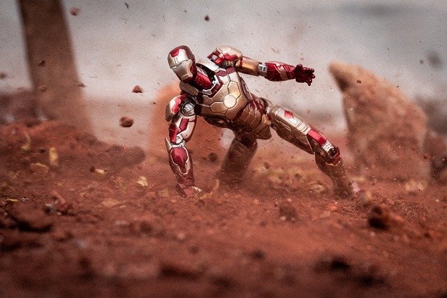 While Tony Stark (Iron Man) does not have a visible limb difference