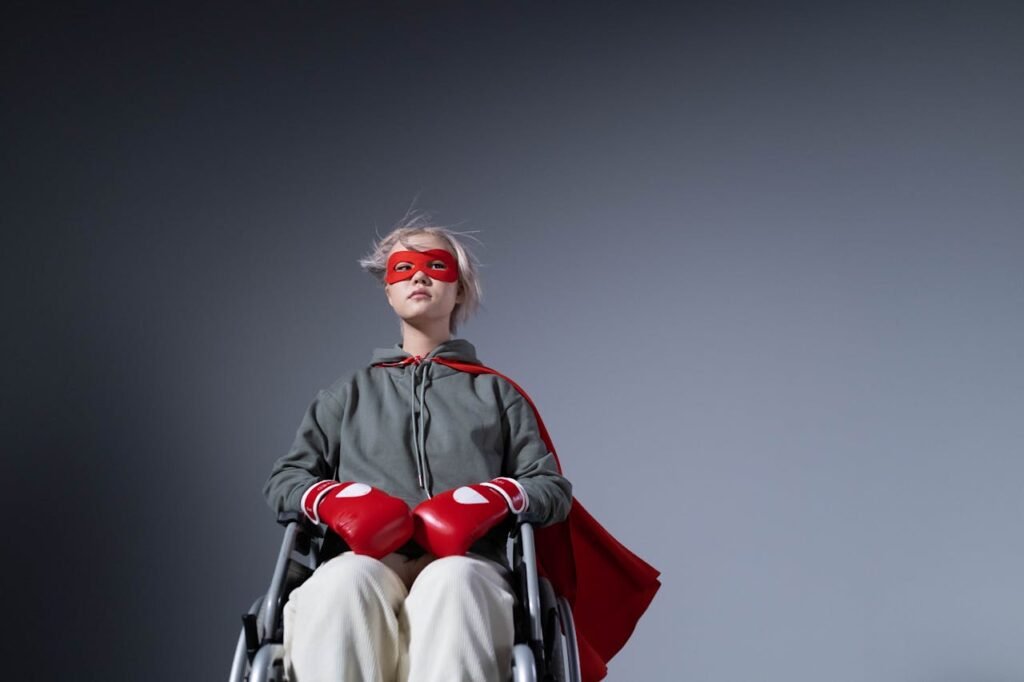 Another common stereotype is portraying prosthetic users as superhuman